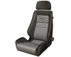 Recaro Classic LX Seat, Black Leather with Pepita Houndstooth
