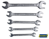 Hazet Five Piece Combination Wrench Set, 8-9 mm thru 17-19 mm