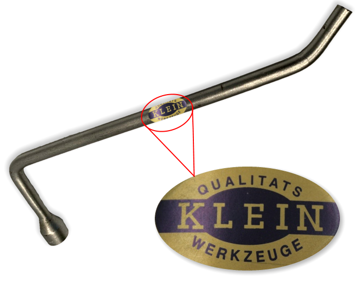 Klein Decal for Lug Wrench