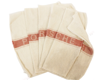 Original Porsche Shop Towels, Package of Five