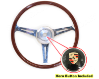 VDM 356GT 420mm Wood Steering Wheel, 356A