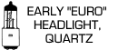 Early "Euro" Headlight, Quartz