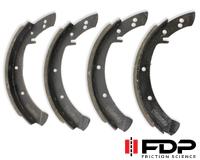 Drum Brake Shoe Set, 356A thru 356B - All New Materials, No Core