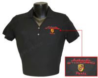 Stoddard Authentic Parts Women's Polo Shirt, Black