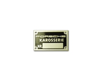 Porsche Chassis Plate