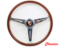 Classico Wood Steering Wheel for 356A, Flat Spokes