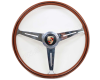 Classico Wood Steering Wheel for 356A, Flat Spokes