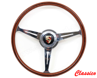 Classico Wood Steering Wheel for 356B, 356C & 912