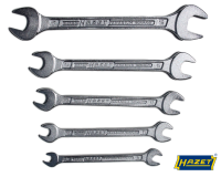 Hazet Five Piece Combination Wrench Set, 8-9 mm thru 17-19 mm