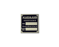 Karmann Chassis Plate