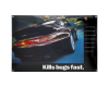 Kills Bugs Fast Porsche Enamel Wall Sign, 23" x 15"