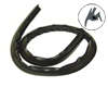 Lower Windshield Seal, Roadster