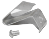 Hubcap Clip, Single with Rivet