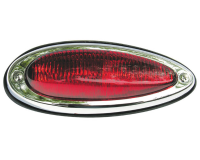 Teardrop Tail Light Assembly, USA, Left