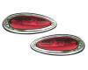 Teardrop Tail Light Assembly Set, USA