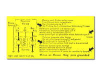 Voltage Regulator Sticker, Large Black Cover, Late